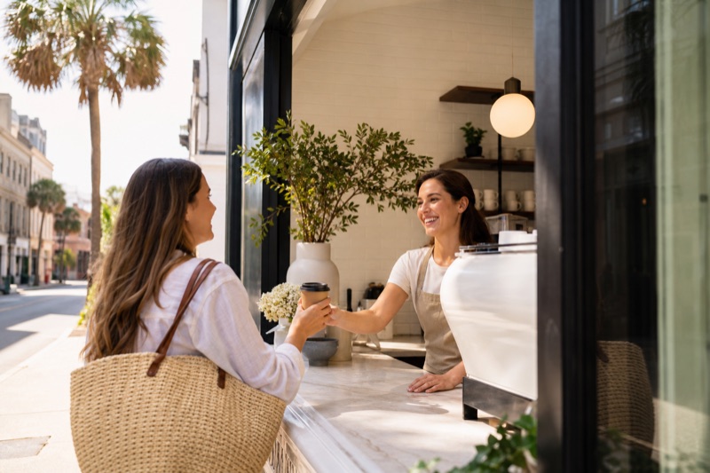 Newly opened Palmetto Café on King Street